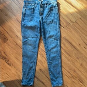 Madewell High Rise Skinnies